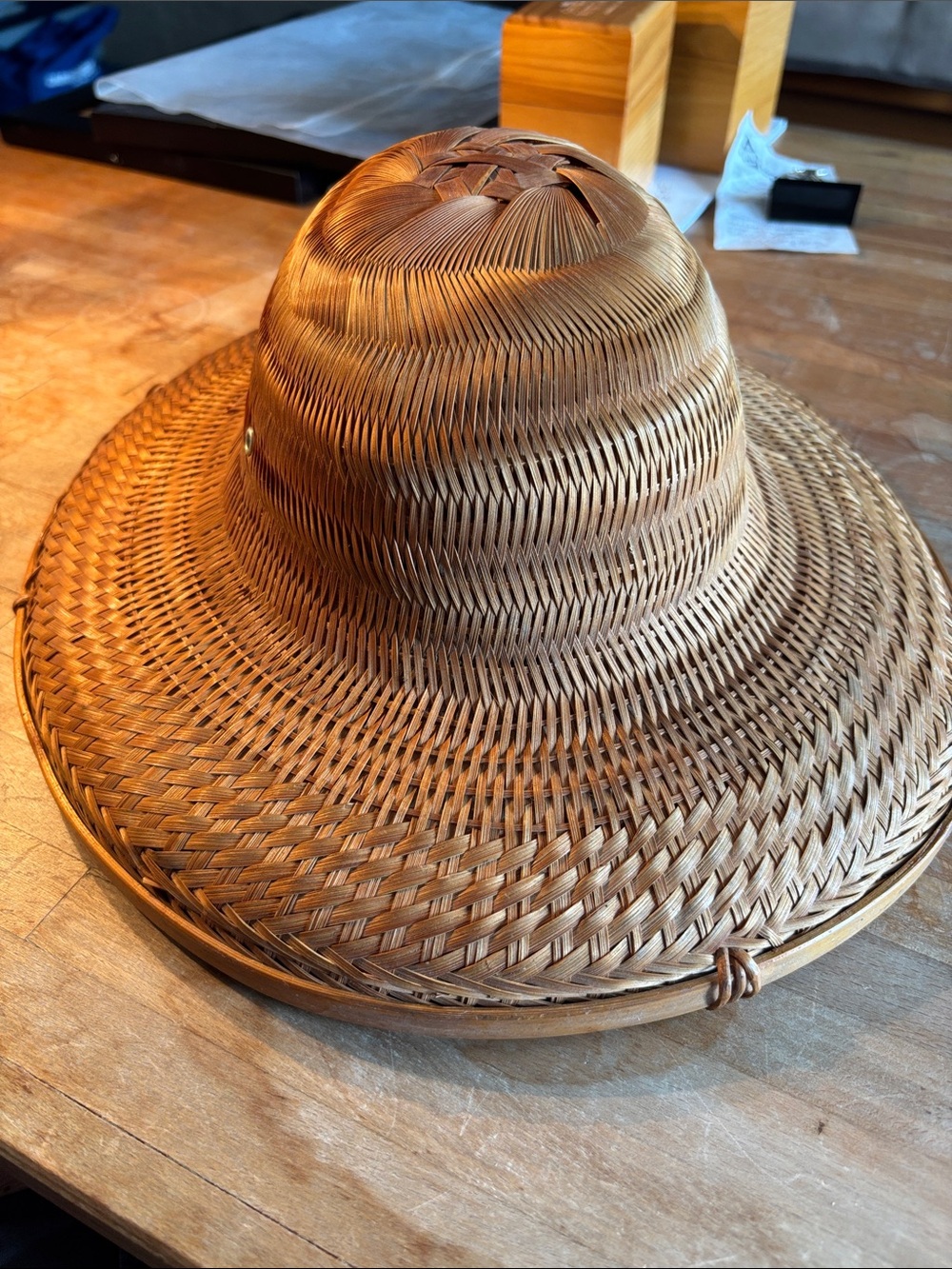 Asian Coolie Bamboo Cone Sun Hat